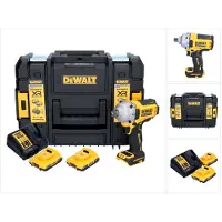 DeWalt Clé à chocs sans fil DCF 892 D2T 18 V 813 Nm 1/2" sans balais + 2 batteries 2,0 Ah + chargeur + TSTAK