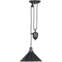 Elstead Lighting Suspension Provence, bronze vieilli, 1xE27x60W, métal, dimensions : 23x37x37 cm, IP20, Elstead