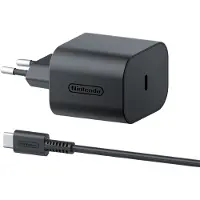 Nintendo Ac Charger Cable Argenté