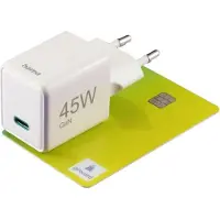 Hama Chargeur Mural Usb-c Super Mini Qc+pd+gan 45w
