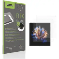 Dipos 2x Full Cover mat Film pour Nubia Fold Aussenseite Film de protection ecrán