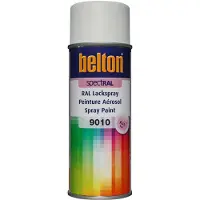 Belton Peinture aérosol multi supports RAL 9010 blanc mat 400ML SPECTRAL