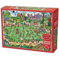 Cobble Hill Doodletown : Antics hors-jeu – Puzzle 1000 pièces