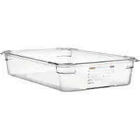ARAVEN Récipients GN 1/1 , Polycarbonate, Profondeur : 100 mm, Contenu : 13 L
