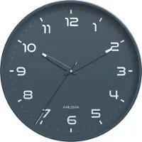 Karlsson - Horloge murale Orgullo - Bleu classique - Ø40cm