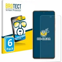 BROTECT Protection Clair (6 pcs, Samsung Galaxy A55), Téléphone portable : film de protection, Transparent