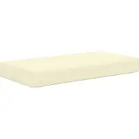 vidaXL Coussin De Siège D'extérieur Crème 80 X 40 X 8 Cm