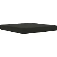 vidaXL Coussin De Canapé D'extérieur 2 Pcs Noir Polyester