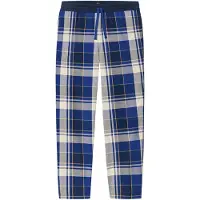 Schiesser Pantalon de pyjama 'Mix Relax ' beige clair / bleu roi / bleu foncé