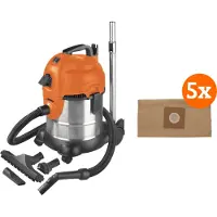 Eurom Force 1420S + Sac d'Aspirateur pour Force 1420S (5x)