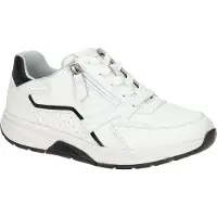 Gabor Chaussures pour femmes ROLLINGSOFT - chaussures basses à lacets confortables, blanches, NOUVEAU
