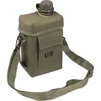 Mil-Tec Gourde Patrol Canteen 2 l avec housse olive