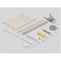 DeLOCK - Glasfaser-Verteilerbox - geeignet für Wandmontage - Grau