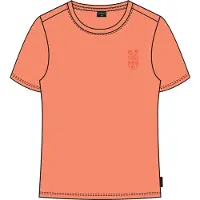 Protest Holdy Short Sleeve T-shirt Orange M Femme