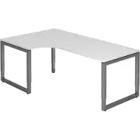 Hjh OFFICE PRO MyTable R Schreibtisch mit Gestell Graphit