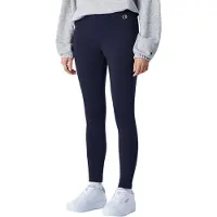 Champion Femmes, Pantalon, Legginsy damskie granatowe 117567 BS501 L, Bleu, (L)