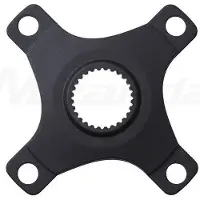 Miranda Kit manivelle Spider pour Bosch 4 moteur 4-bras Bcd 104 52.0mm - Aluminium Noir