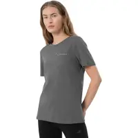 4F Femmes, Chemise, Chemise, Gris, Argent, (L)