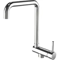 Granitan | Robinetterie sous fenêtre - Argent - Hauteur 34 cm - Rabattable - Orientable à 360°