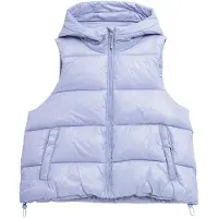 4F Femmes, Gilet, Gilet en duvet pour femme F092 violet clair SS23TDJAF092 52S (XS), Violet, (XS)