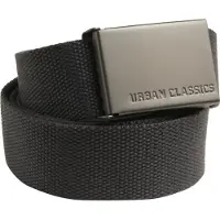 Urban Classics Ceinture de - Ceinture En Toile - pour Unisexe - anthracite - Taille Standard