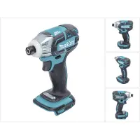 Makita DTS 141 Z Visseuse à impulsions sans fil 18 V 40 Nm 1/4" Brushless Solo - sans batterie, sans chargeur