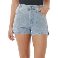 Rip Curl Pacific Rider Denim Shorts Bleu XS Femme