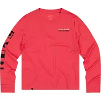 Mons Royale - T-shirt en laine de mérinos - Icon Merino LS W Watermelon pour Femme en Nylon - Taille S - Rose