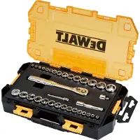 DeWalt 1/4 et 3/8 clés à cliquet 34 pièces