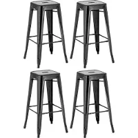 CLP lot de 4 tabourets de bar Joshua