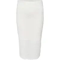 ONLY Carmakoma Jupe 'ROSIL' blanc