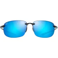 Maui jim Hookipa Xlarge Polarized Sunglasses Bleu Blue Hawaii/CAT3
