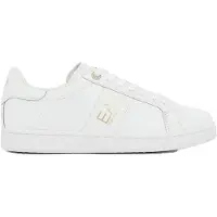 EA7 unisex. 7X000332_AF10848 Baskets classiques en cuir White (42), Blanc, Plat, 1 à 3 cm, Lacets, Casuel, Sport