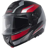 Schuberth Concept Tracer Casque Modulable Mat/Rouge 55 unisex