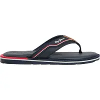 Pepe Jeans pour homme. PMS900005 Sandale Barrel Club navy (43), Plat, Aucun, Beachwear, Marine