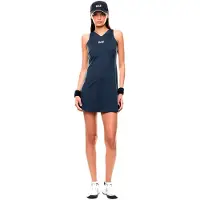 EA7 pour femme. 7W000317_AF14524 Robe Tennis Pro total navy (XXL), Beige, Sport, Synthétique, Sans manches / bretelles, Marine