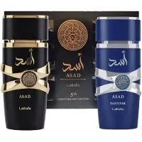 Lattafa Pack Asad : Asad 100 ml + Asad Zamzibar 100 ml