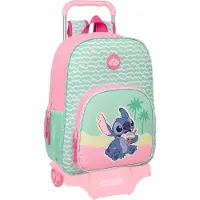 Disney Stitch Ice Cream Sac à dos à roulettes Vert Vert One Size