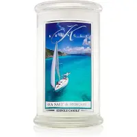 Kringle Candle Sea Salt & Bergamot bougie parfumée 623 g