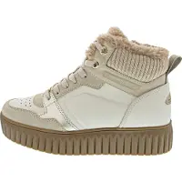 Marco Tozzi Chaussures de marche pour femme , bottines à lacets, couleur beige, style décontracté