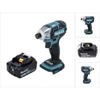 Makita DTS 141 G1 Visseuse à impulsions sans fil 18 V 40 Nm 1/4" Brushless + 1x batterie 6,0 Ah - sans chargeur