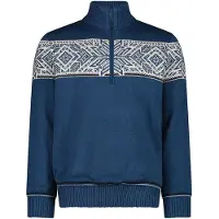 CMP Pull en maille à col zippé