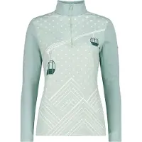 CMP 35l0496 Half Zip Sweatshirt Vert S Femme