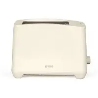 Livoo Grille-pain 2 tranches - - DOD162C - 750 W - Thermostat réglable : 7 niveaux - Blanc cassé