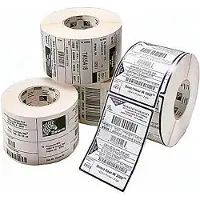 Zebra 3011713 - (102 mm x 152 mm) 4 rouleaux - Noir sur blanc - Étiquette