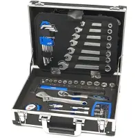 HBM Mallette d'outils , jeu d'outils avec incrustation EVA 82 pièces
