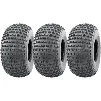 Parnells 18x9.50-8 Knobby ATV Quad Trailer Tyres 4ply Wanda P322 Tubeless Tire (Set of 3)
