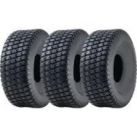 Parnells 22.5x10.00-8 4ply Grass Tyre for John Deere Gator, Turf Lawn, Utility (Set of 3)