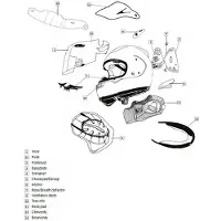 Arai Aération Arrière Du Casque Qv-p Shade