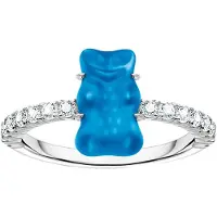 Thomas Sabo - TR2459-052-1-58 - Bague - Argent 925 - Femmes - Goldbär bleu - Taille de bague 58